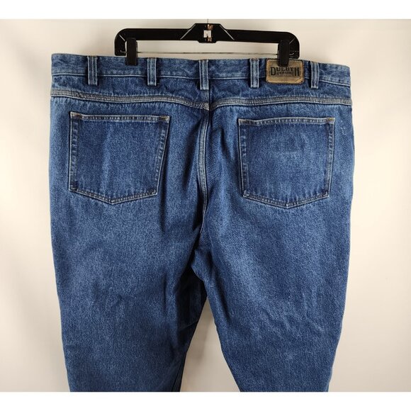 Duluth Trading Co Jeans Men 48x30 Ballroom Flannel Lined Denim Blue 100% Cotton - Picture 8 of 10